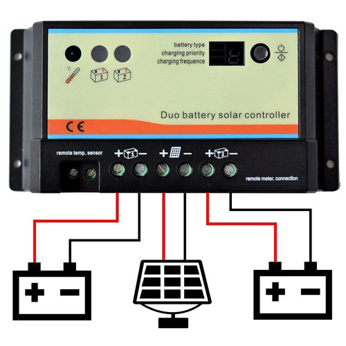 Regulador Dual Motorhome 20 Amperes Pwm 1