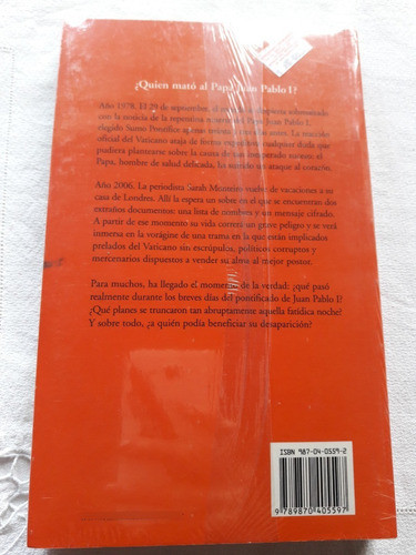 La Muerte Del Papa - Luis Miguel Rocha - Suma 2006 Nuevo 1