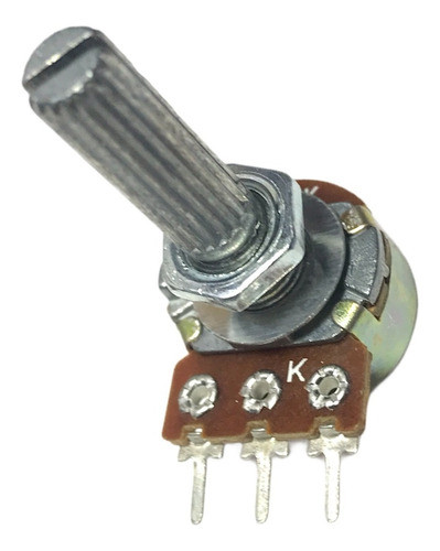 5 Unidades Potenciometro 1k Lineal 16mm  1000 Omhs Eje 18mm 0