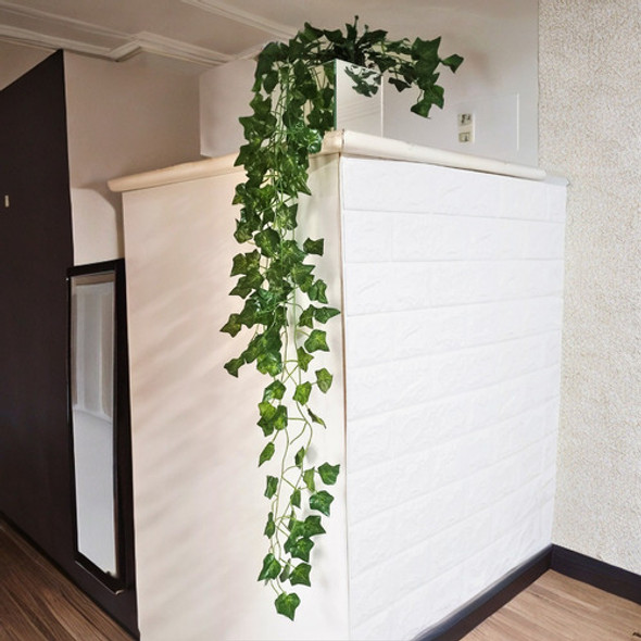 Planta Pendente Folhas De Heras Prateleira Vaso Espelho Luxo 1