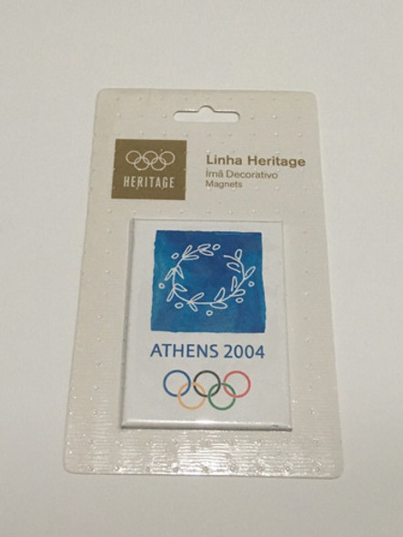 Ímã: Logo Oficial Das Olimpíadas De Atenas 2004 Modelo 2 0