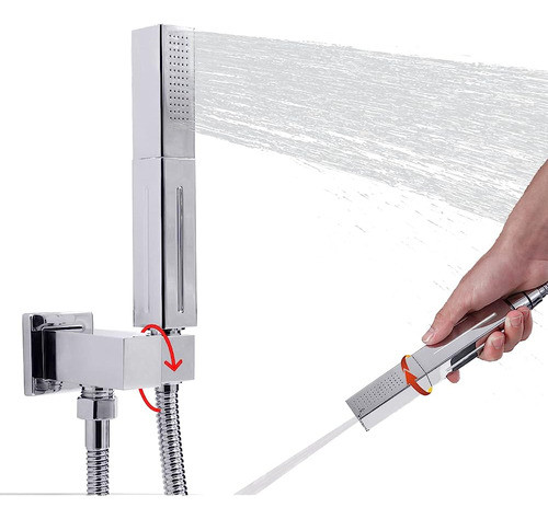 ~? 2 Ajustes Pulverizador De Mano Cabezal De Ducha De Alta P 0