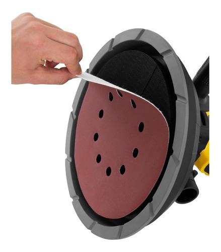 10 Pçs Disco Lixa 225mm Velcro Grana 150 Teto Parede 8 Furos 0