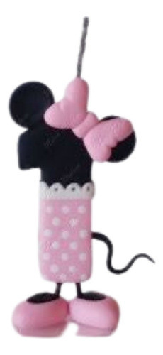 Velas Temáticas Minnie , En Porcelana . 1