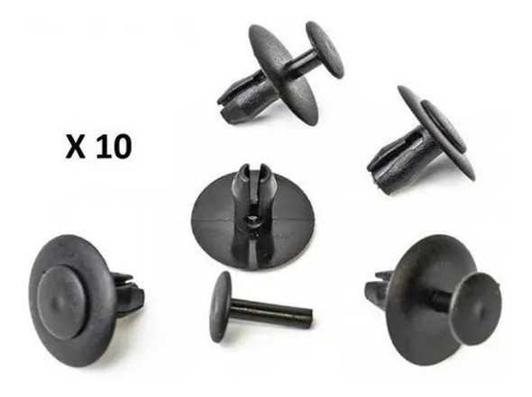 Clip Tapizado Alfombra Guardaplast Capot 207/208/307 X 10 0