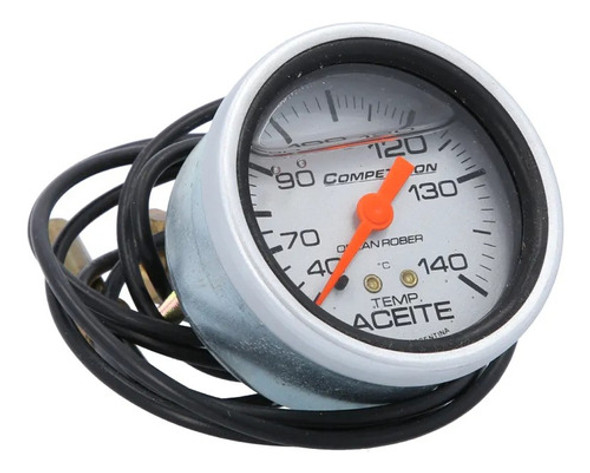 Reloj Temp. Aceite Compet. F. Plateado 1,5 C/glicerina D60mm 1