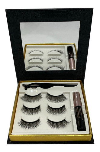 Pestañas Magnéticas X 3 Mod C Delineador Magnético Dia Madre 0