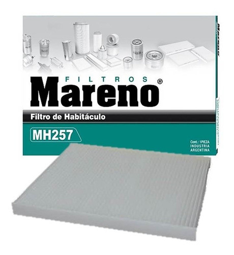 Filtro De Habitaculo Mareno Mh257 Fiesta Kinetic - Maranello 0