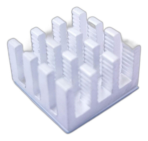 Easycargo 10pcs 14mm Disipador De Calor 14x14x8mm + Cinta Ad 1