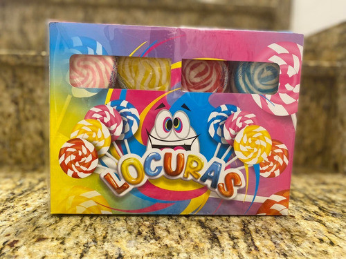 Chupetines Paletas 6 Cm  Diametro Multicolor X 20 Unidades 1