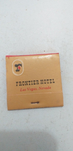 Caixa De Fósforos Colecionável  Frontier Hotel Lasvegas 1