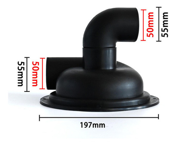 * Tampa Do Ciclone Do Separador De Poeira A Vácuo Com Preto 1