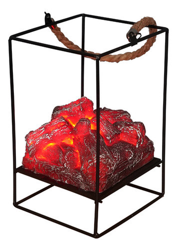 Lâmpada De Fogueira Sem Chama Lâmpada De Lareira Falsa De Fe 1