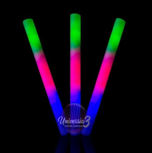 10 Rompecoco Led 52cm Cotillon Luminoso Combo Carioca Barra 1