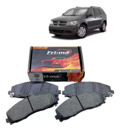 Pastillas Freno Para Dodge Journey 2.4l 16v Vvt Delantera 0