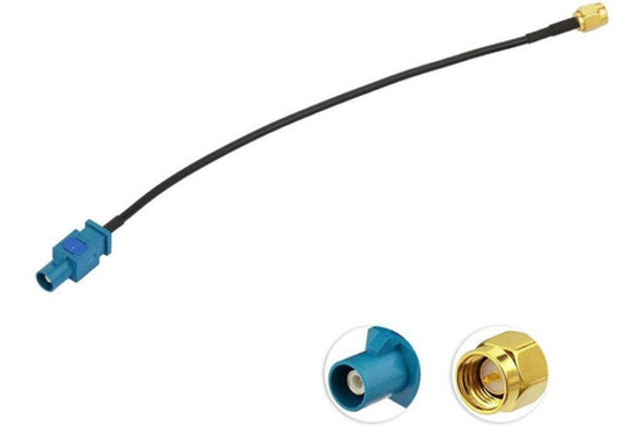 Cable Adaptador De Audio Para Antena De Auto | 30 Cm / Sma 1