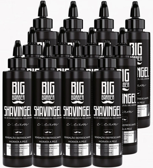 Shaving Gel Barbear Bisnaga Big Barber Cream Pacote 12 Undad 0 Shaving Gel Barbear Bisnaga Big Barber Cream Pacote 12 Undad 0