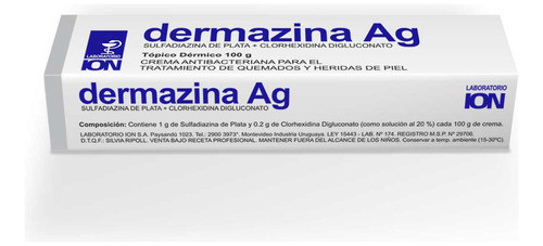 Dermazina Ag® Crema X 100 Gramos 0
