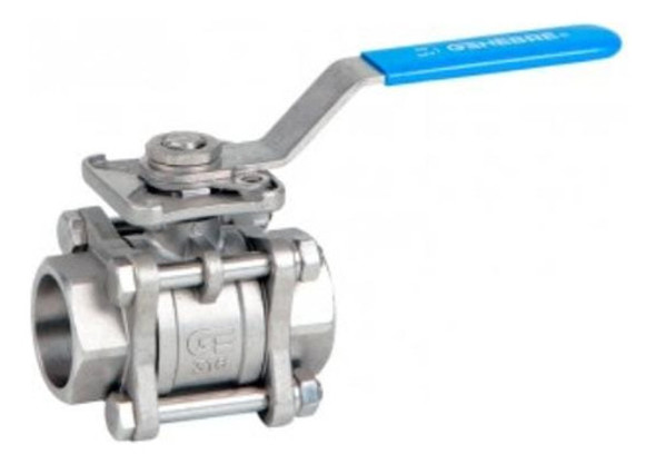 Valvula Esferica 1/2 Inox Soldadura P/anclaje Genebre 0