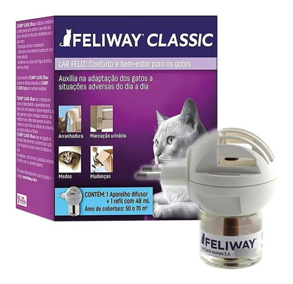 2 Feliway Classic Difusor E Refil Para Gatos - Ceva Promoção 1