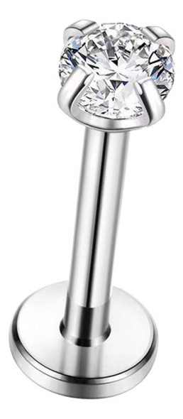 Brinco Piercing Multiuso Prático Dente 1,2 Mm X 8 Mm X 3 Mm 0