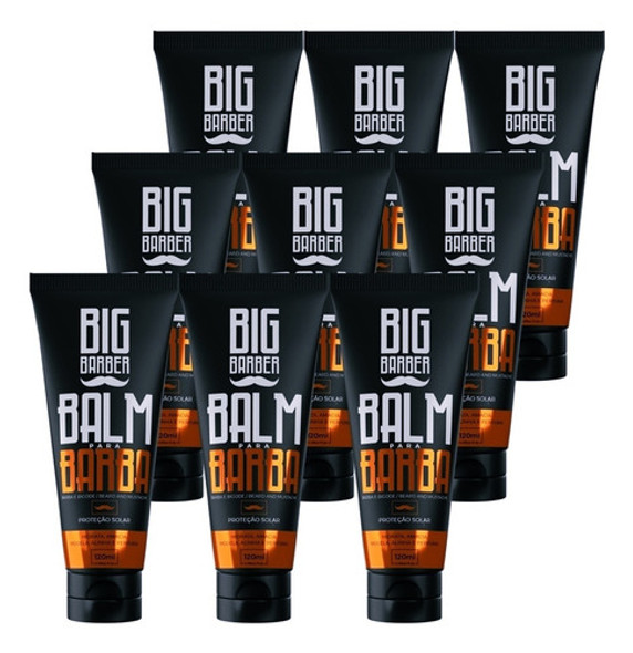 Balm Para Barba Big Barber 120ml Bálsamo Atacado 9 Unidades 0