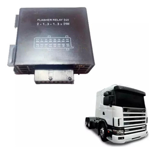 Rele Comutador Pisca Para Scania S4 P94/114/124 (1401789l) 0