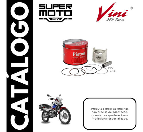 Pistao C/anel Nx 400 Falcon 0.50 Vini 1