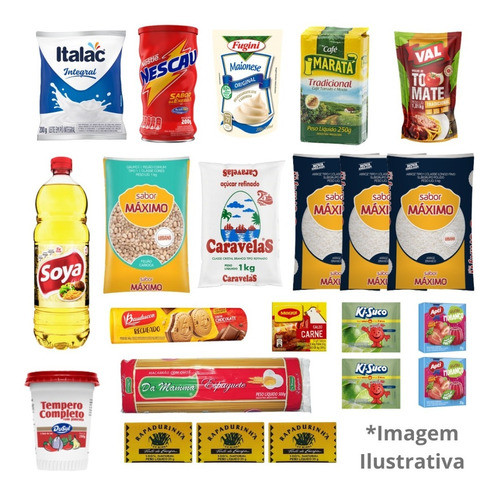 Cesta Básica Completa 22 Itens Melhor Qualidade 0