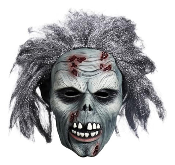 Máscara De Látex Zombi De Halloween - Realista Y 0