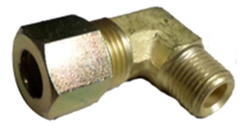 Cotovelo Macho 1/8 Npt X 5/16 Tubo Porca E Anilha 0