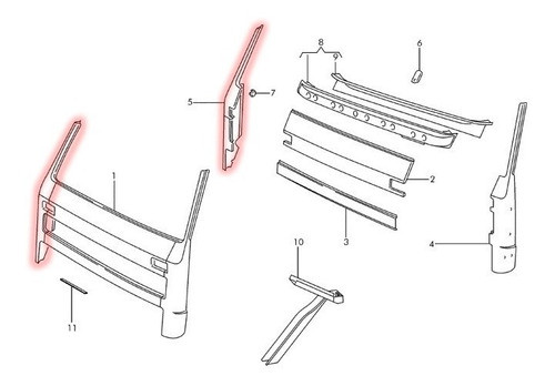 Coluna Dianteira Frontal Ld Vw 8120 8150 13150 17210 18310 1