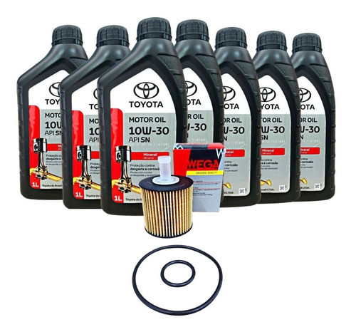 Kit Troca Óleo 10w30 Original Toyota Camry 3.5 2006 A 2019 1