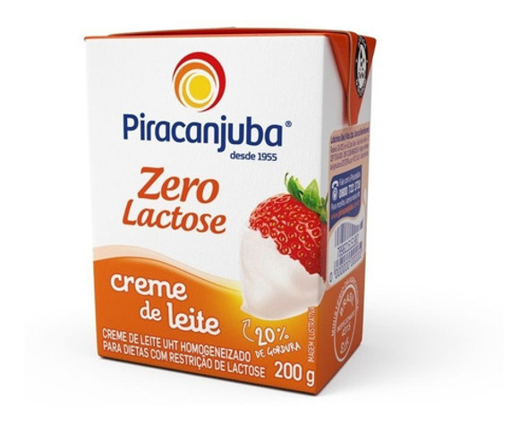 Kit 16x Creme De Leite Piracanjuba Zero Lactose 200g 0