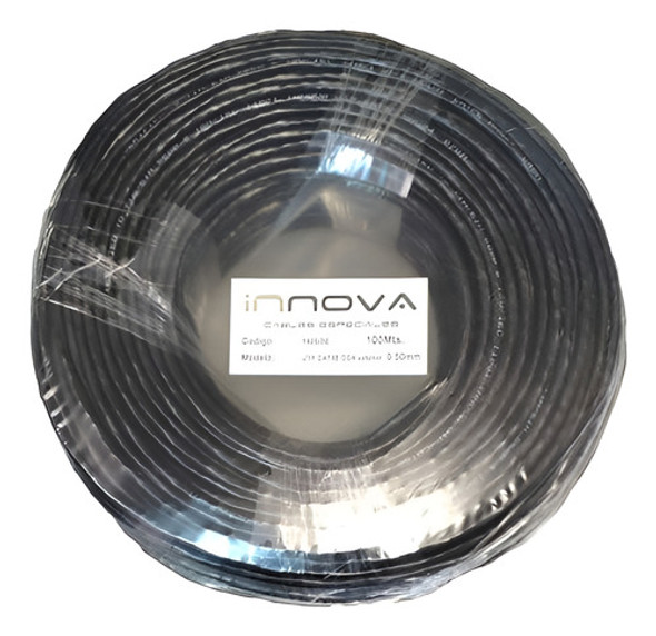 Cable Utp Cat5e Exterior Negro Cca 100 Mts 1408/5e Innova 0