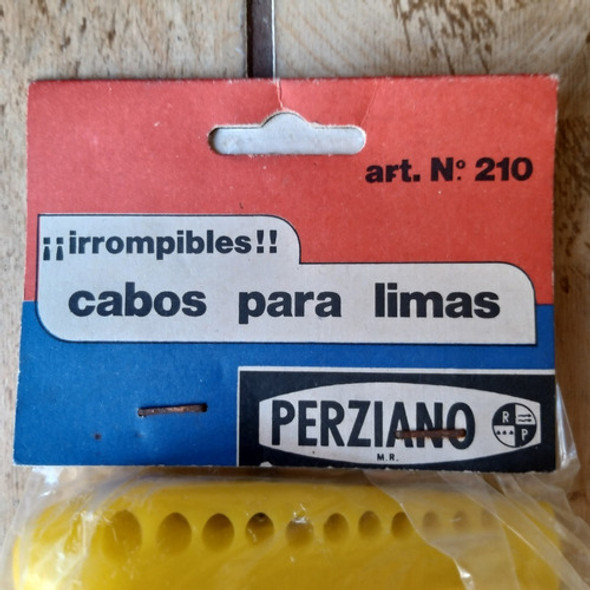 Cabos Para Limas Perziano Plástico Pack X 3 Amarillo Grande 1