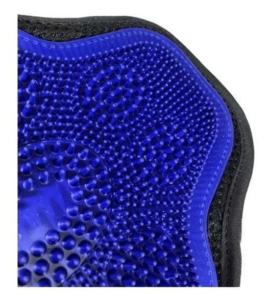 Luva Para Banho E Massagem Do Animal Mácia Azul Super Oferta 1
