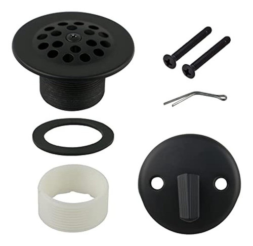 Conjunto De Kit De Ajuste De Bañera De Palanca De Viaje Negr 0