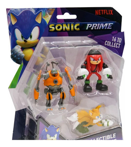 Muñeco Sega Figuras Coleccionables Sonic Prime X3 0