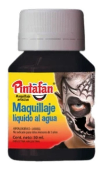 Maquillaje Liquido Negro 50ml Pintafan  Lefemme 0
