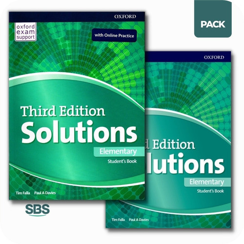 Solutions 3/ed Elementary - Student's Book + Workbook Pack - 0