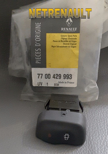 Tecla Traba Cierra Puertas Megane `99 En Adelante Original 1