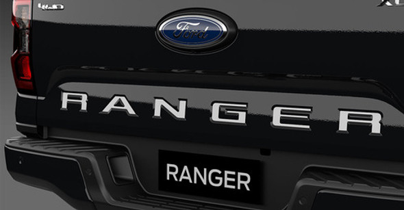 Letras Adhesivas  Ranger  - Plateado Ford Ranger 0 Letras Adhesivas  Ranger  - Plateado Ford Ranger 0