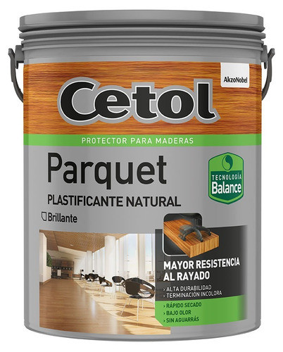 Cetol Parquet Pisos Hidro Plastifican. 4lt +1 Lija  Agustina 0