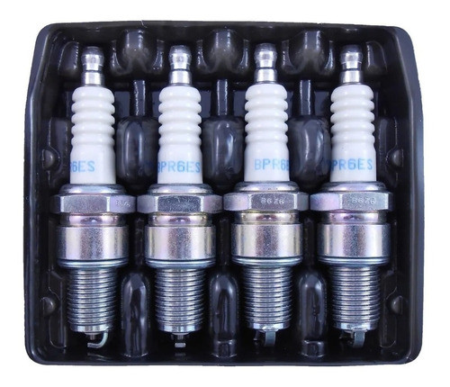 Kit X4 Bujías Nissan Bluebird 1990/1997 Ngk Bpr6es 1