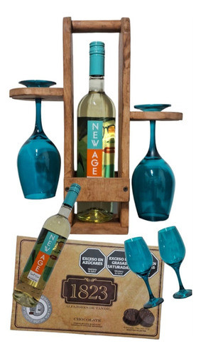 Regalo!! Box!! Vinoteca+1 Vino A Elección+2 Copas+alfajores! 0