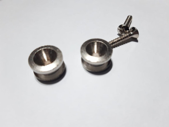 Roldana Niquelada Com Parafuso Guitarra Violão 9x14mm Deval 1