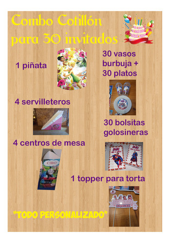 Cotillón Premium Con Piñata X 30 Blues Clues Magenta 1