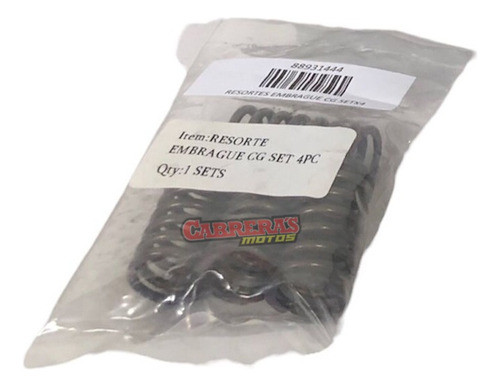 Resortes Embrague Cg Set X 4 0