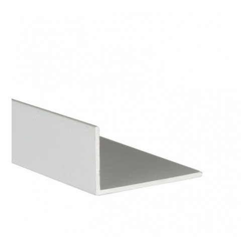Perfil De Aluminio L 38x25x3mm Natural- Largo X 6 Metros 0